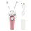 Efficient Non-Stimulating Threading Epilator for Face Arms & Legs - Pink 2