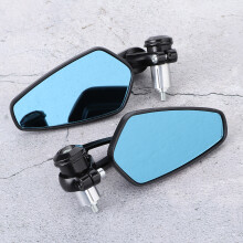 High-Quality Adjustable Handlebar Mirrors for Motorcycles 7/8in 2pcs
