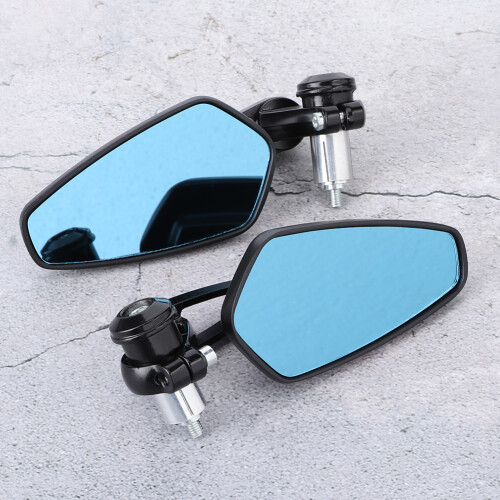 High-Quality Adjustable Handlebar Mirrors for Motorcycles 7/8in 2pcs