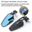 High-Quality Adjustable Handlebar Mirrors for Motorcycles 7/8in 2pcs 10