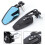High-Quality Adjustable Handlebar Mirrors for Motorcycles 7/8in 2pcs 9