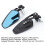 High-Quality Adjustable Handlebar Mirrors for Motorcycles 7/8in 2pcs 7