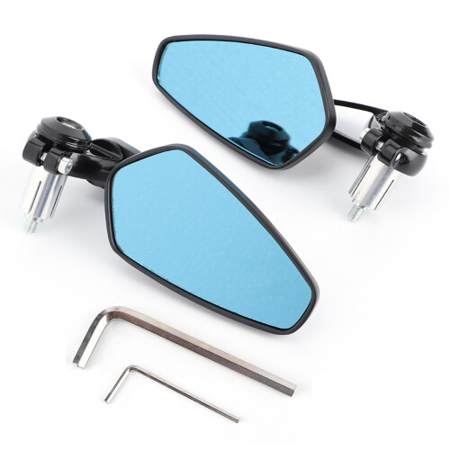 High-Quality Adjustable Handlebar Mirrors for Motorcycles 7/8in 2pcs 1