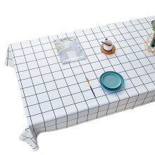 Mantel fácil de limpiar, tela de PVC resistente al calor y al aceite, cubierta duradera, impermeable y a prueba de derrames para cocina y