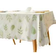 Protección de mesa de poliéster de alta calidad, mantel lavable, cubierta de mesa con bordes elegantes para comer en interiores y exteriores,
