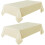 Toalha de mesa retangular, resistente ao calor e lavável, para mesas de 152 x 213 cm (60 x 84 polegadas), bege, impermeável e fácil de limpar, 8