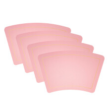 Moderne placemats, waterdichte ronde tafelplacemats, hittebestendig en antislip, perfect voor restaurants, bars, bruiloften en feesten, gemakkelijk