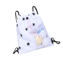 Itabag Drawstring Backpacks Daypack Aesthetic-Bee white