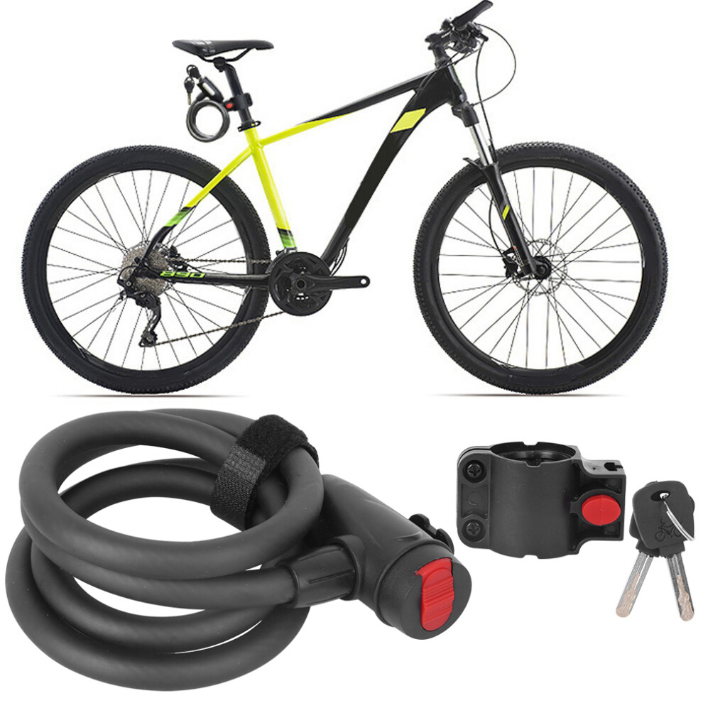 High Strength Steel Cable Bike Lock 1.2m Anti Theft with 2 Keys-image-OPC-PMZKYVG-NEW