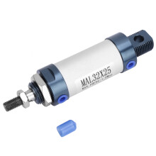32 mm Pneumatik Zylinder mit einrohrigem Doppelwirkungs-Aluminiumlegierung, 25 mm Hub