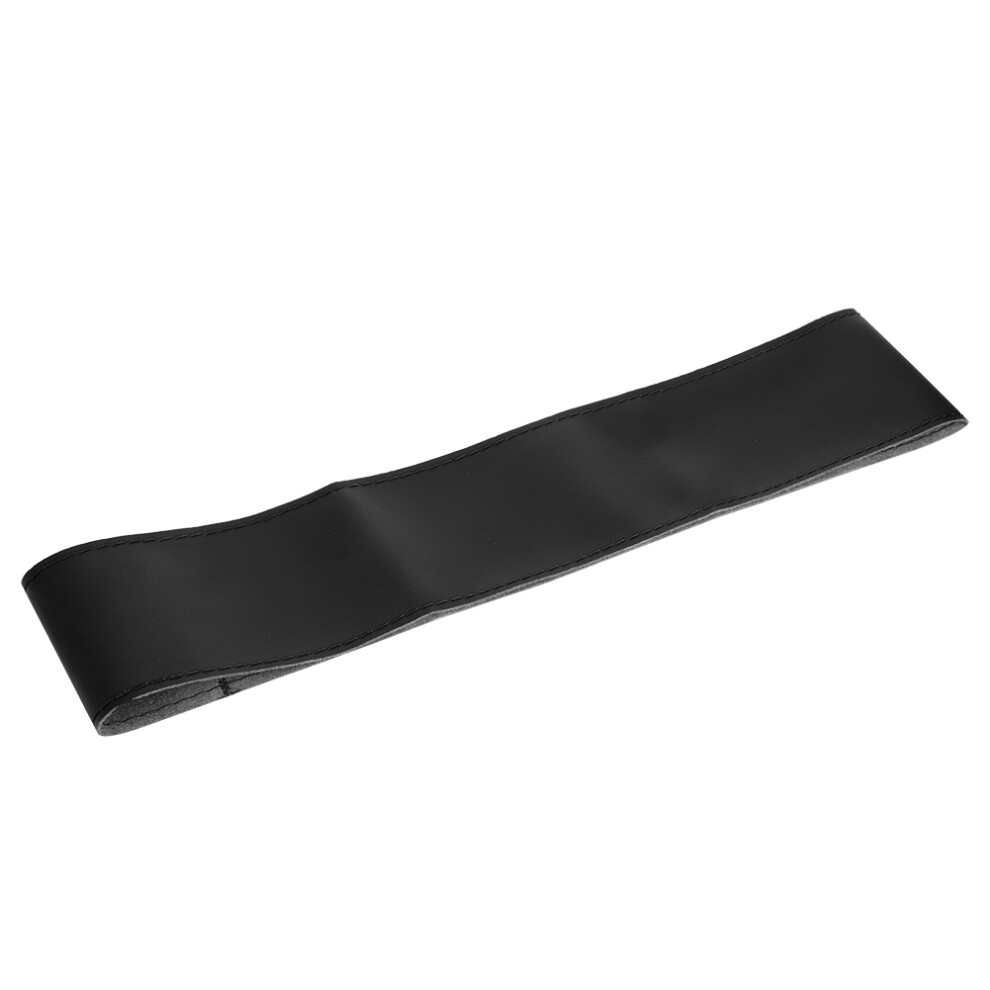38Cm Microfiber Steering Wheel Cover With Diy Sewing Kit Black 8191361855797