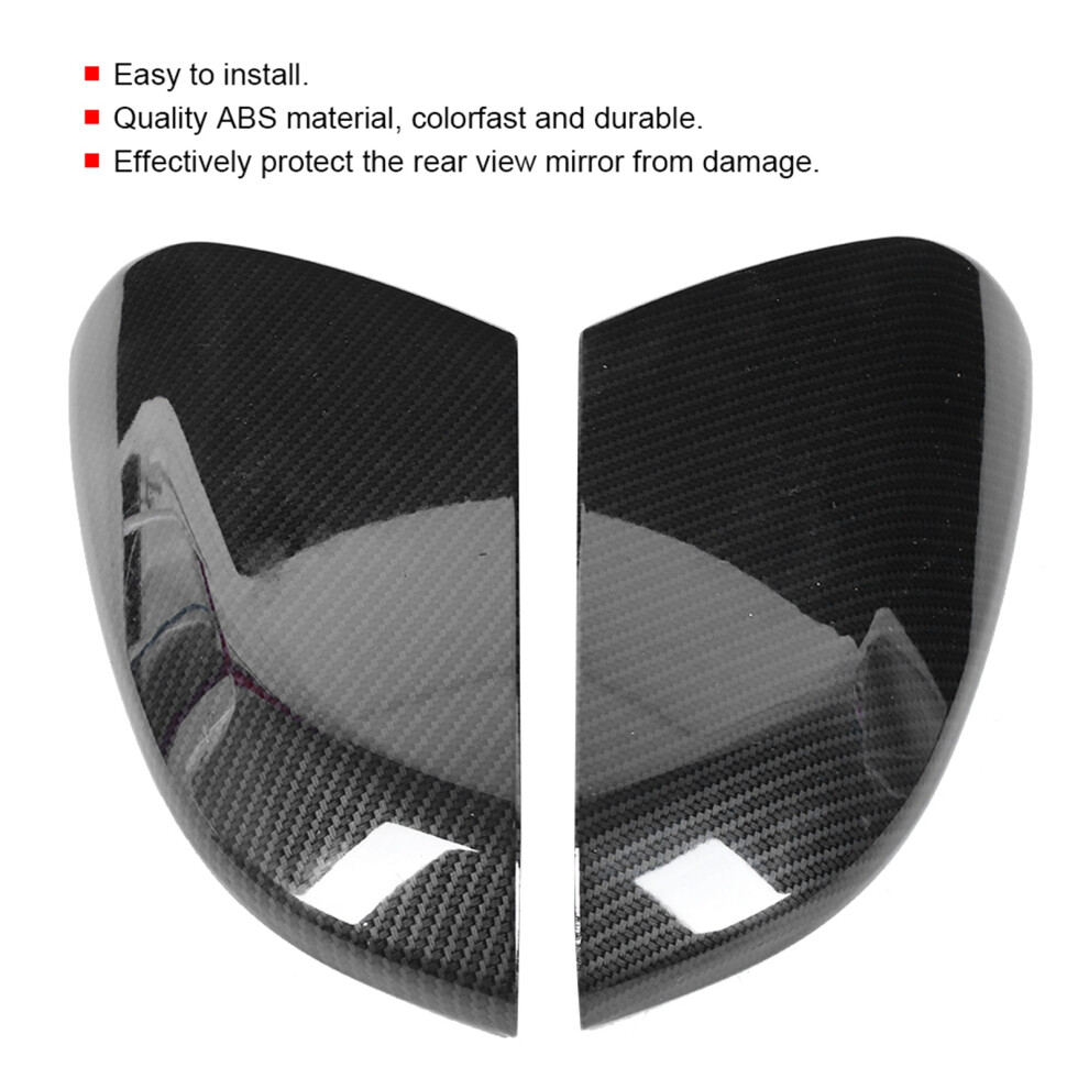 2Pcs Carbon Fiber Style Rear View Mirror Cover For Honda Civic 10Th 2016-2019 8401361856756