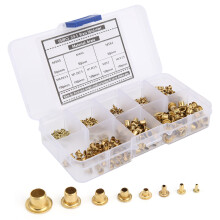 650Pcs Brass Metal Eyelets Rivets Kit for Denim and Fabric DIY Supplies