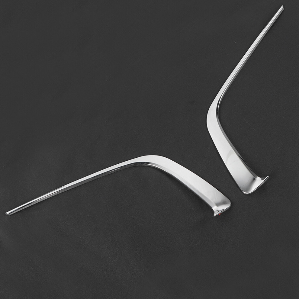 2Pcs Electrosilver Fog Eyebrow Trim For Toyota Hilux Revo 2015-2017 Light 6941361858371
