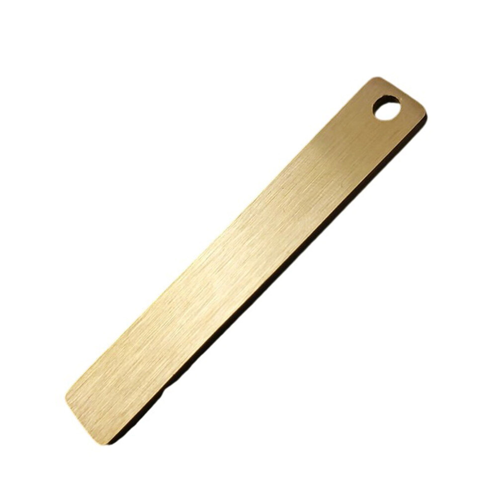 Anti-Loss Keyring Stylish Keychain Metal Key-Brass 60X10x2mm 7696000316703