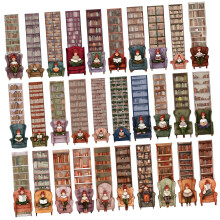 30 Sheets Bookcase Bookmarks Decorative Book Markers Aesthetic