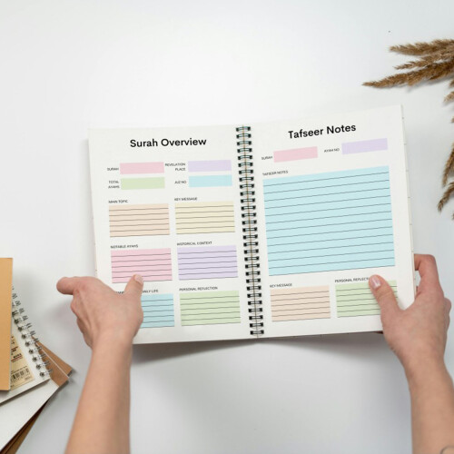 Quran Planner Reading Tracking Journal Notebook Twin Coil 1