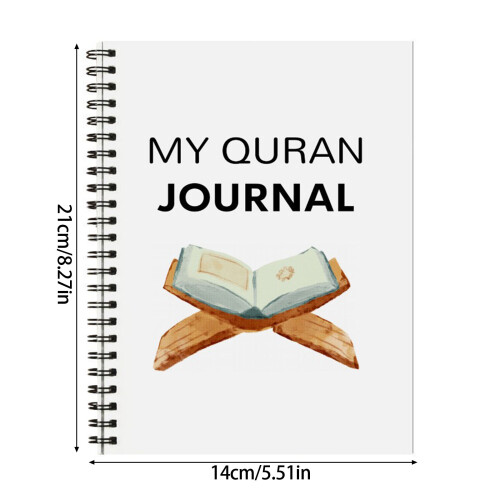 Quran Planner Reading Tracking Journal Notebook Twin Coil 2
