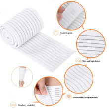 Sportliche elastische Beinband-Unterstützung Kniebandweiß 120x7,5cm