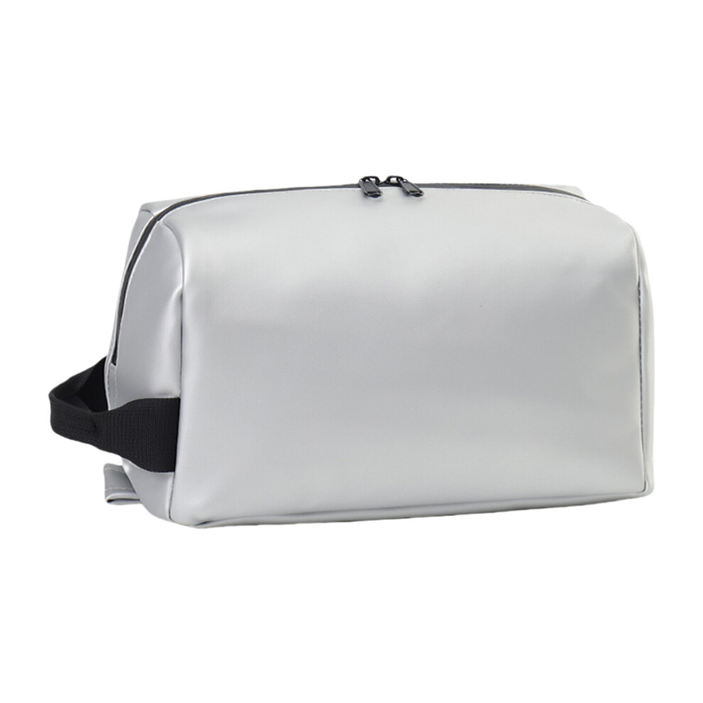 Handheld Cosmetic Bag  for Man Women Travel Makeup Bag-Gray