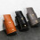 PU Leather Pen Cup Desk Pen Container Makeup Brush-brown 7