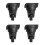 4pcs Suitcase Wheels Replacement Set Easy to Install Ergonomic 1