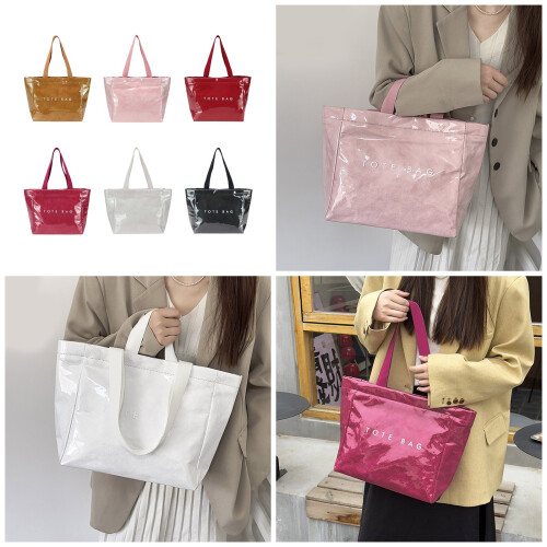 Women Bag Large Capacity Shoulder Bag Simple Armpit Bag-Black 2