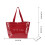 Women Bag Large Capacity Shoulder Bag Simple Armpit Bag-Black 4