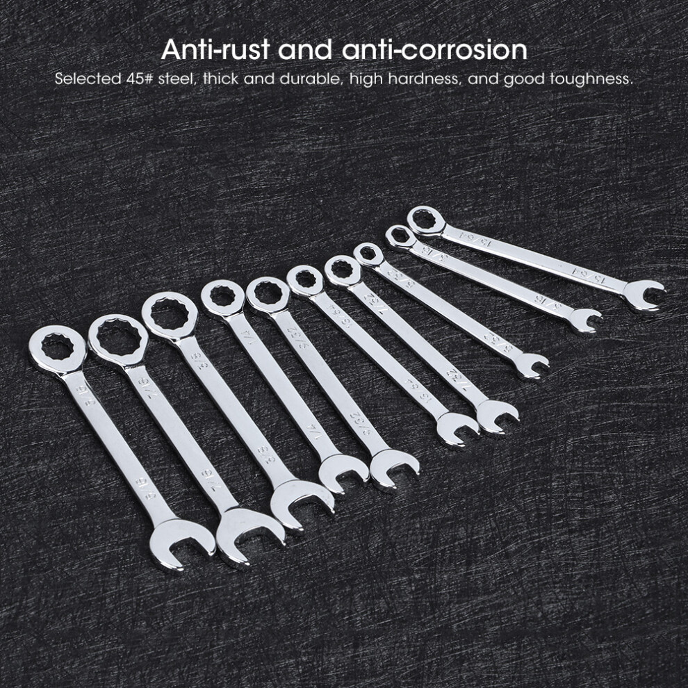 10Pcs Mini Dodecagon Wrench Set Pentalobe Opening Spanner 4-11Mm Inch 4671361859567
