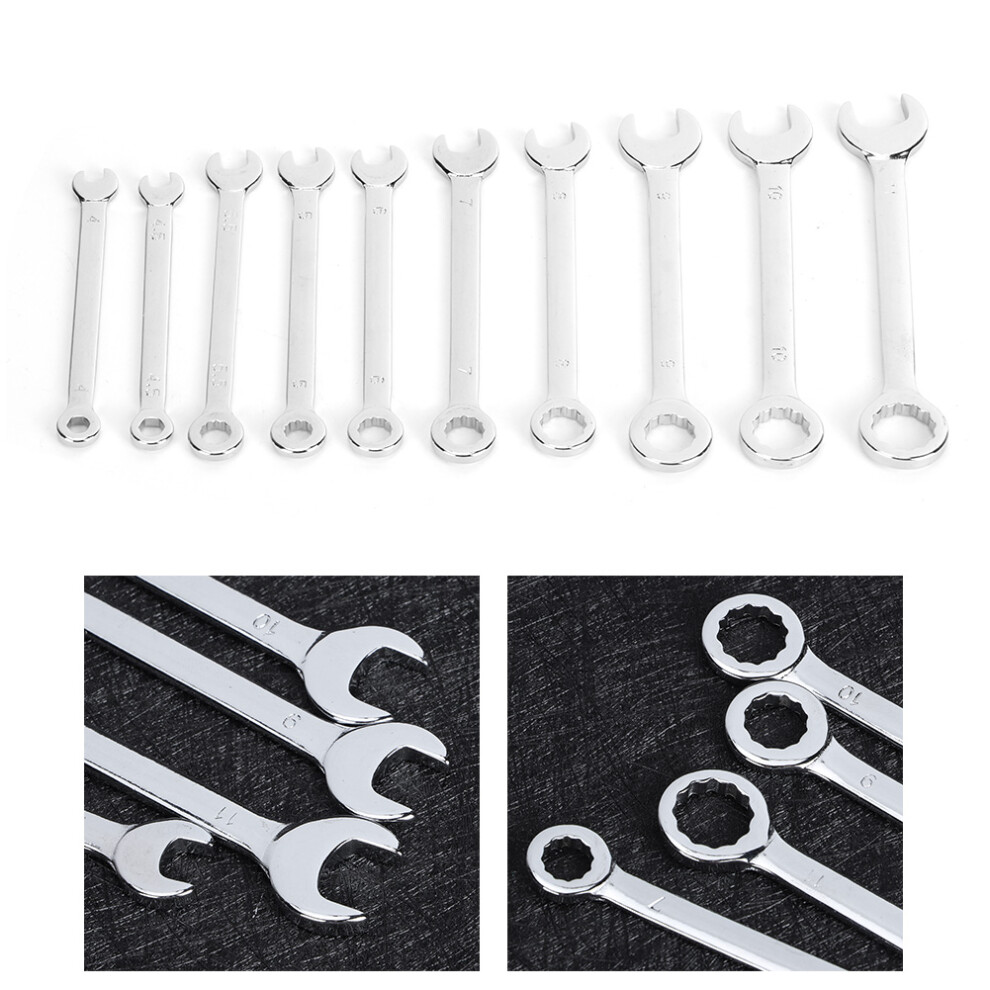 10Pcs Mini Dodecagon Pentalobe Wrench Set 4-11Mm Silver 8791361859544