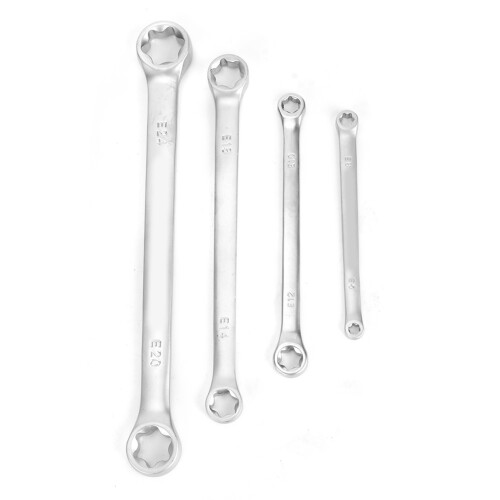 E8 E24 Hex Wrench Set 4Pcs Double End E Cr Mo Pentalobe Spanner for Auto Repair 1