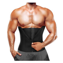 Fitness Waist Trimmer Waist Trainer Corsets Tummy Control Shapewear Sport Workout Girdle Slimming Tummy Control Cincher Black XL