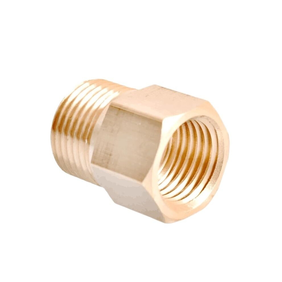 1Pc Bsp Female To Male Thread Brass Socket Pipe Fitting Coupling Joint(F M12x1-M Bsp1i8) 9067246747756
