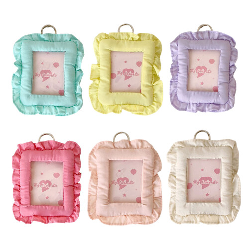 Leuke polyester wanddecoratie fotokaarthouder voor-Wit 1