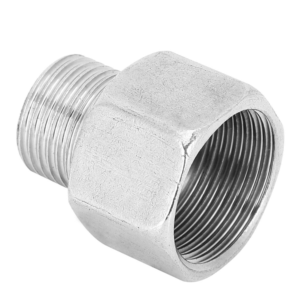 Stainless Steel G1/2 To G3/4 Threaded Pipe Adapter Hex Reducer For Plumbing 4601361861802