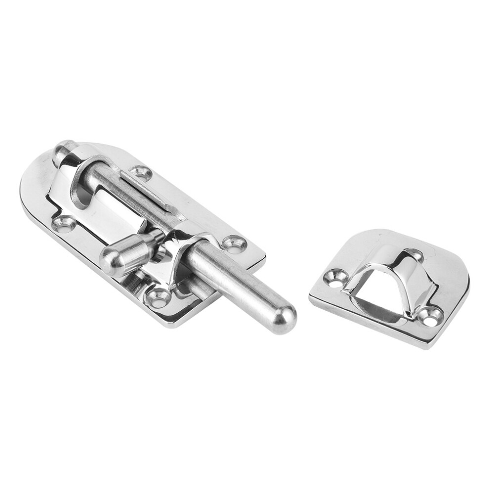 Stainless Steel Marine Barrel Bolt Lock 110 X 38Mm For Cabin Hatch Doors 4961361861968