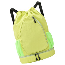 Spacious Interior Athletic Duffle Bag Secure Drawstring-Green