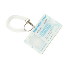 Lightweight Friendly Card Case Features Angel Wing And-Blue