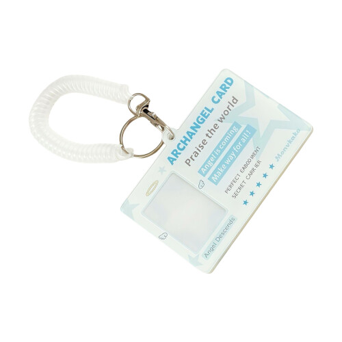 Lightweight Friendly Card Case Features Angel Wing And-Blue