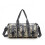 Travel Duffle Bag,Overnight Weekender Bag Workout Gym Bag-Gray 1