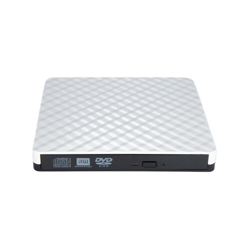 Portable CD Player External Drive Installation Software Included USB0 Interface Dcd Cleaner Disc For Vcd Player, white