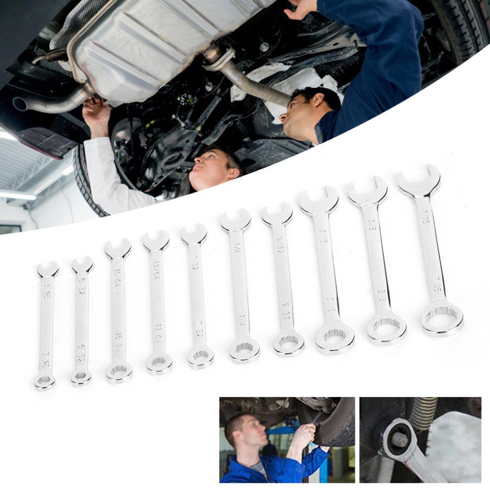 Versatile 10Pcs Mini Wrench Set 4-11Mm Rust-Proof Dodecagon Tools 6911361865440
