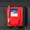 Auto-Sonnenschutz, Ticket-Clip, Brillen-Clip,-Rot 2
