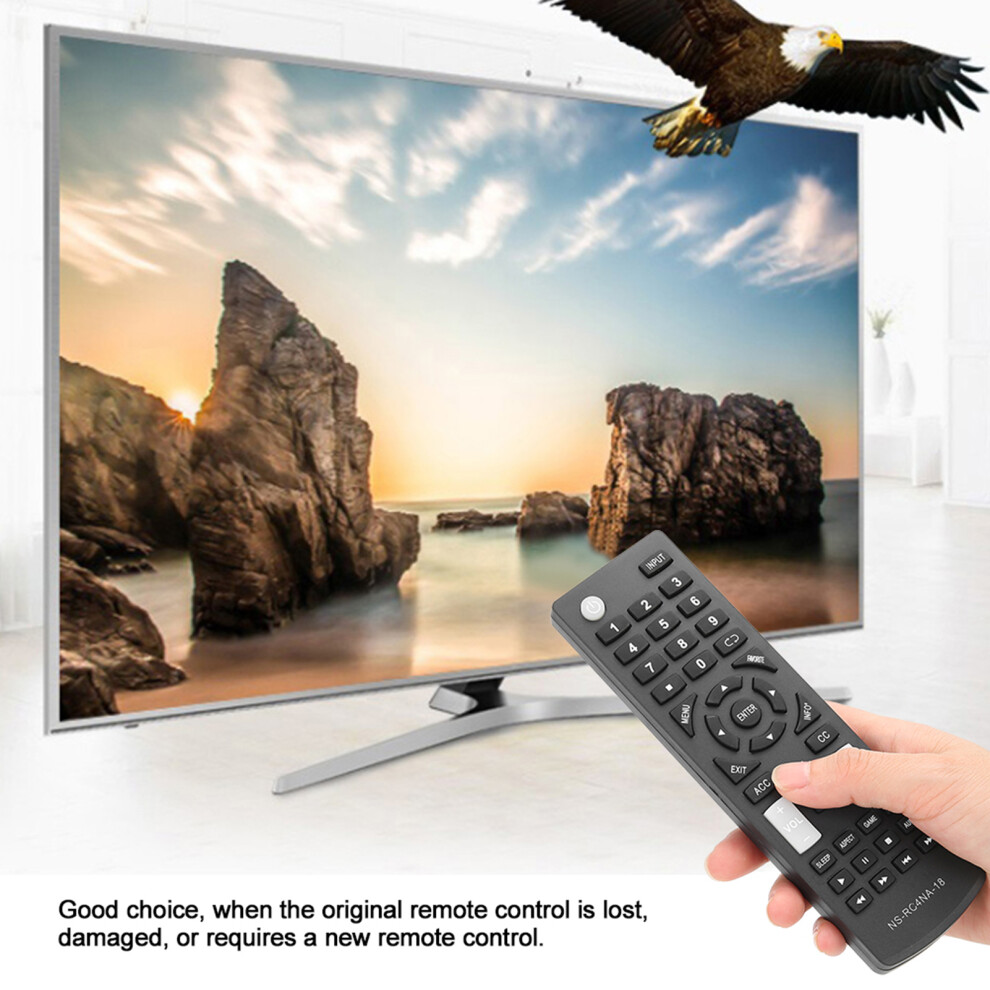 33Ft Range Replacement Remote Control For Insignia Nsrc4na18 Tv 7901361867369
