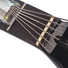 Polierwerkzeug-Reparaturset für Gitarrensaiten Metall Silber 7,5x2,7x1,4 cm