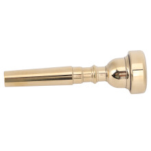 Professional Brass Trumpet Mouthpiece Gold 5C Durable Stylish Musical Accessory