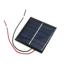 Solar Panel Cell with Wire 2-3V 100mA Small Cell Module Polysilicon Board Charging Portable Enduring Outdoor Battery Charger