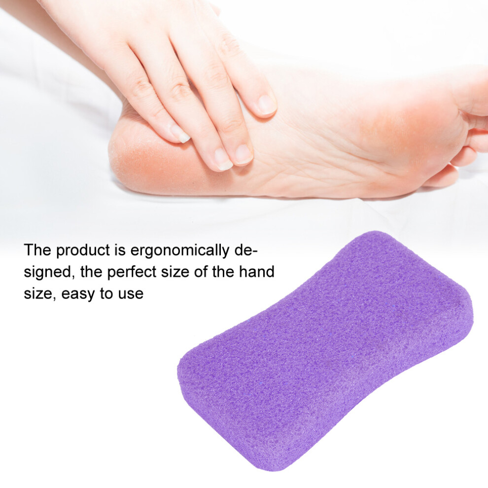 Purple Set Of 4 Feet Callus Exfoliating Pumice Stones Pedicure Scrubber