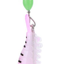 Künstlicher Garnelen Lock- und Köder-Set - 7 Stück Softsilicone mit Haken zum Angeln