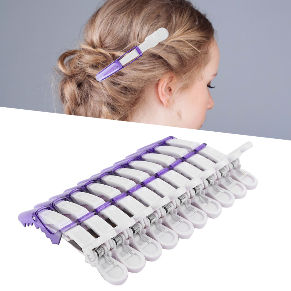 Unisex Hair Salon & Barber Clips 10Pcs Duckbilled Clips For Hair Sectioning & Styling